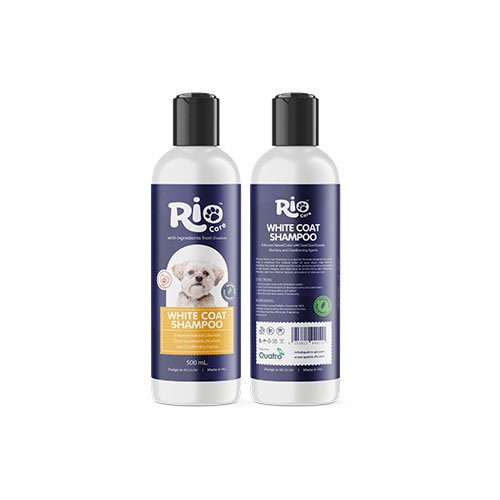 whaite coat shampoo 500 ml شامبو الفرو الأبيض - الصورة 1